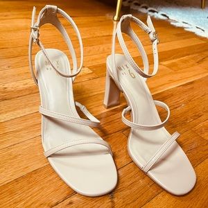 Mix No. 6 Aliciana Sandal Heel- Beige - Size 8